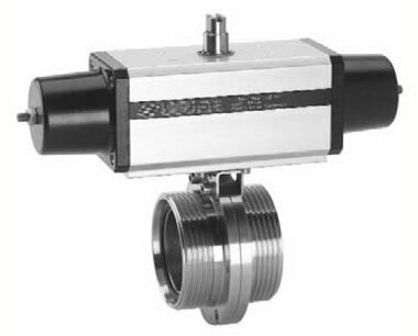 S490 - Vlinderklep Gasdraad PN6 + SR