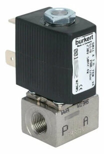 134112 - 1/8'' RVS 2.4 24VAC Burkert Magneetventiel