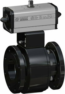 Thor Split Body carbon steel, LF2  Omal Kogelkraan,pneumatisch bediend,DA,  - G1 - DN25 / pn 16-40,16, DT106F03CBB0BHQNV00BAFCA0