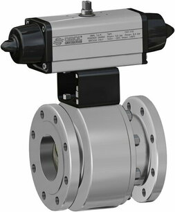 Thor Split Body ,RVS ,  Omal Kogelkraan,pneumatisch bediend,SR,  - G3 - DN80 / pn 25-40,25, ST111I03ABA0AEQNV000AFLA0