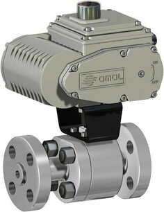 Thor Split Body ,RVS ,  Omal Kogelkraan,Elektrisch Bediend,electric actuator  - G1 - DN25 / ANSI 900-1500 ET106904ABA0AEMRV000AMIG0