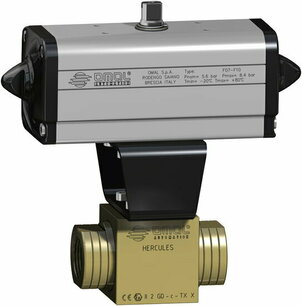 HERCULES High Pressure - High Cycle carbon steel, Omal Kogelkraan - valve,pneumatisch bediend,DA,  npt, - G3/4 - DN20 / ,500,500 Bar DHA5BABAB45AFEA0