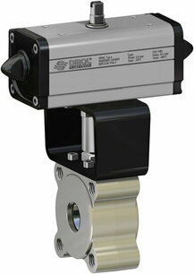 V115 ,Messing, Omal Kogelkraan,pneumatisch bediend,DA,  - G2 - DN50 / PN 16 DG115H069