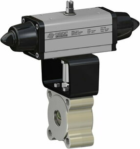 V115 ,Messing, Omal Kogelkraan,pneumatisch bediend,SR,  - G1 - DN25 / PN 16 SG115H066