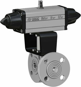 V445 ,RVS ,  Omal Kogelkraan,pneumatisch bediend,SR,  - G3/4 - DN20 / PN 40 SG445H065