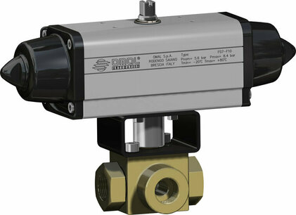 v541 ,carbon steel, A105 Omal Kogelkraan,pneumatisch bediend,SR,  - G1 - DN25 / PN 315 SG541H006