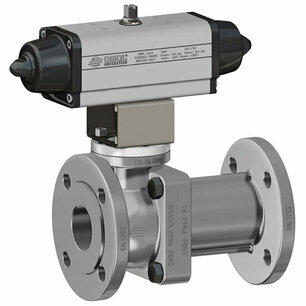 Prochemie 60 Stark Wafer ,RVS , cf8m, Omal Kogelkraan,pneumatisch bediend,SR, - G2 - DN65 / pn 25-40,25, SP010I000A0000N000CFKA0