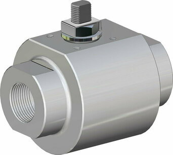 KRATOS high cycle ,RVS ,  Omal Kogelkraan,hand bediend, ,bspp , - G1/4 - DN8 / 6000  PSI LKR02G00AB4DA0DDD000