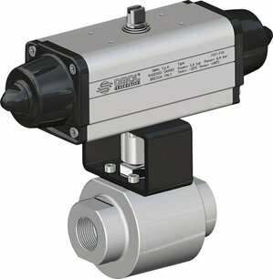 KRATOS high cycle ,RVS ,  Omal Kogelkraan,pneumatisch bediend,SR,  ,bspp , - G3/4 - DN20 / 6000  PSI SKR05G00AB4DA0DDD000AFHA0