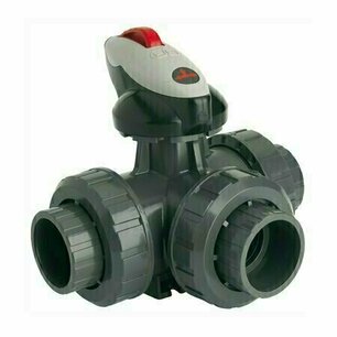 LKDIV - PVC kogelkraan 3-weg L 30V614L