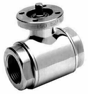 V438 - Kogelkraan RVS 2w 2d PN64 