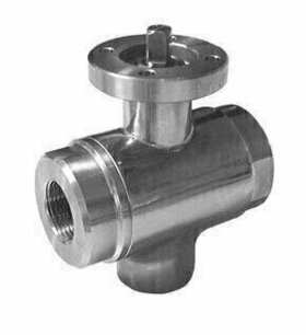 V452 - Kogelkraan RVS 3-weg L PN40 