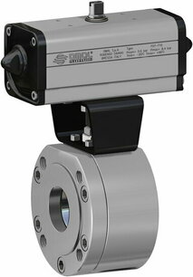 Magnum Split Wafer ,rvs ,  Omal Kogelkraan,pneumatisch bediend,DA,  - G2 1/2 - DN65 / PN 16 DM410E00ABA0AAQNV000AFHA0