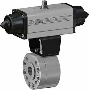 Magnum Split Wafer ,rvs ,  Omal Kogelkraan,pneumatisch bediend,SR,  - G1 1/2 - DN40 ,63,Bar/ pn 63,-100 SM408N00ABA0AAMNV000AFJA0