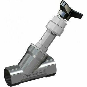 ARES manual drive pneumatic valve with blocking device - DN 15  - 3/8