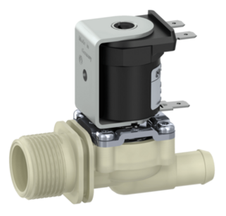 AuK Müller Kunststof magneetventiel - 1.010.125 - Enkel recht