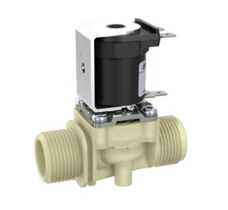 AuK Müller Kunststof magneetventiel - 01.010.126 3/4'' x 3/4''