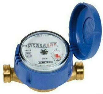 17010 - Watermeter -Koud water