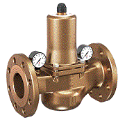 P101 - Reduceerventiel Brons Flens