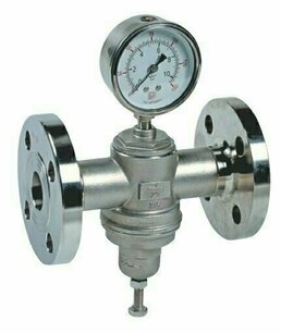 P301 - Reduceerventiel PN10 RVS Flens