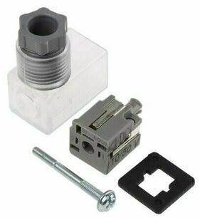 K43-50 DIN-stekker met LED/vonkelblusser incl 5m lange aansluitkabel - SMC