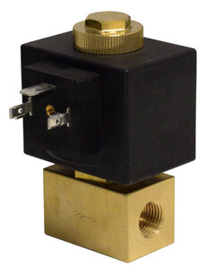 500581 - Messing magneetventiel 1/4