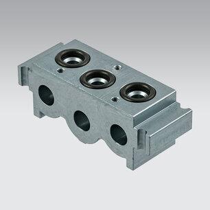 Basisplaat 0226004150  BASIS MANIFOLD 1/8'' Serie 70 1/8''