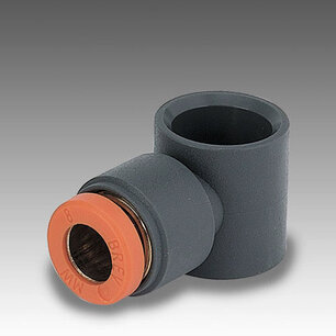 Push-in koppeling 2012110  R28 BANJORING 8 X 3/8'' KUNSTSTOF R28