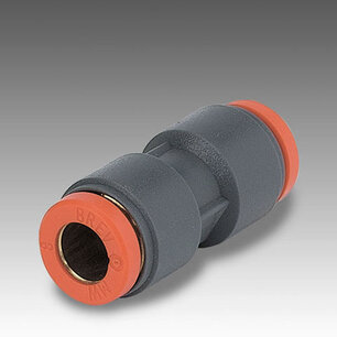 Push-in koppeling 2019002  R19 RECHTE DOORVOER 5 MM KUNSTSTOF RL19