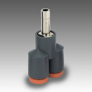 Push-in koppeling 2024003  RL24 Y-KOPPELING INSTEEK 6 X 6 KUNSTSTOF RL24