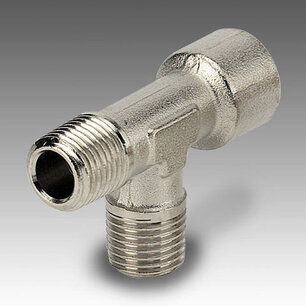 Draadnippel 2118001  A18 ZIJ-T-INSCHR.NIPPEL 1/4-1/4 A18