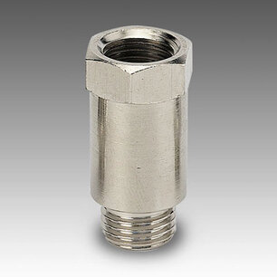 Draadnippel 2150003  A25 VERLENGNIPPEL 1/8 L=22 A25