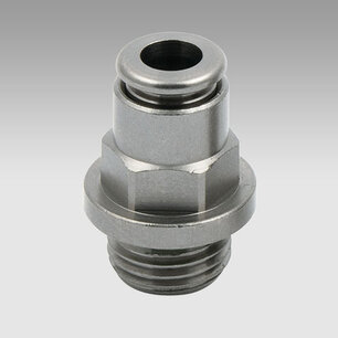 Push-in koppeling 2F01007  R1 F-E  6 X 1/8''   RECHTE INSCHROEF R1 F-E