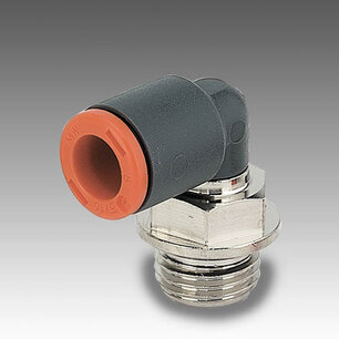 Push-in koppeling 2L34001  RL34 KNIE 4X M5 DRAAIBAAR KUNSTSTOF RL34