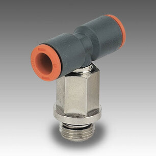 Push-in koppeling 2L37010  RL37 HOGE ''T'' 8X1/4 DRAAIBAAR KUNSTSTOF RL37