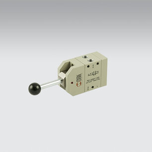 Ventiel Handmatig bediend 7010001160  VENTIEL 5/3-1/8'' HENDEL RECHT OC MONOSTABIEL Serie 70 1/8''