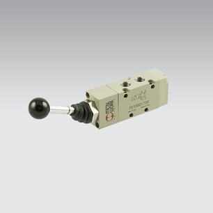 Ventiel Handmatig bediend 7010001700  VENTIEL 5/2-1/8'' HENDEL RECHT BISTABIEL Serie 70 1/8''