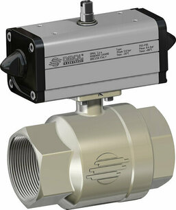 Omal D100H005 - Pneumatische Messing Kogelkraan - 3/4